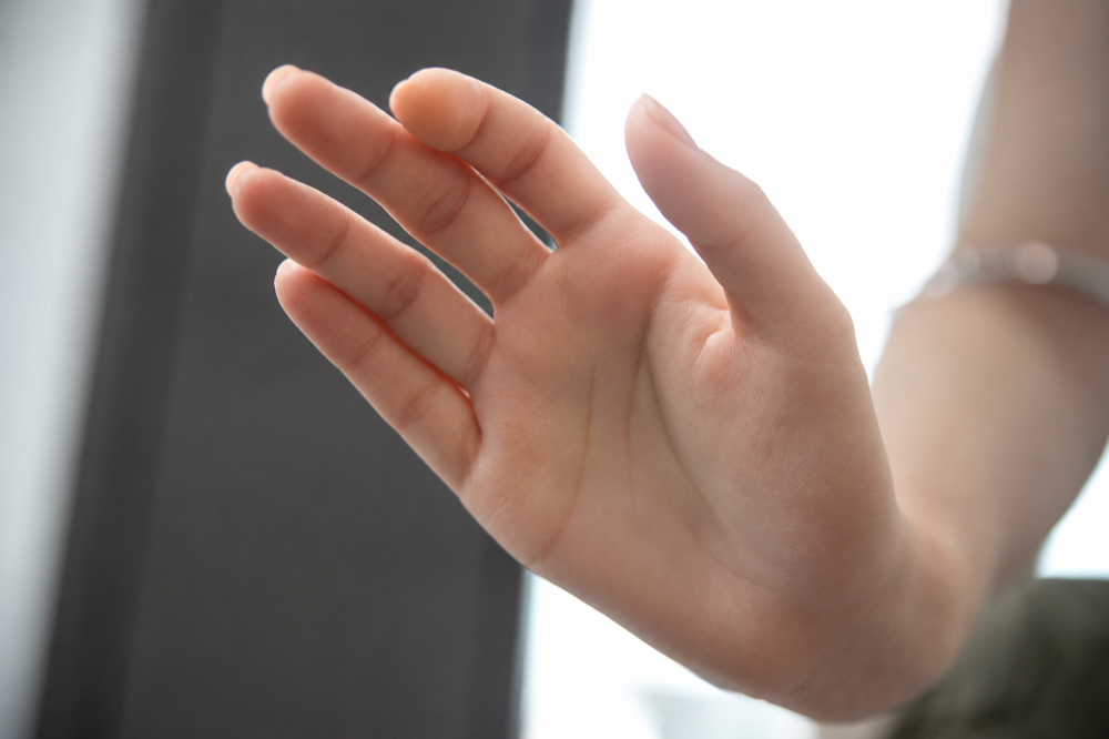 Hand silicone detail